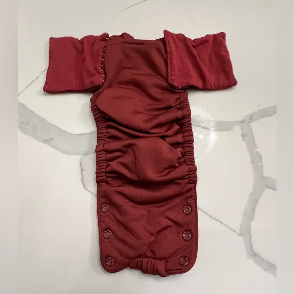 GroVia Kids Adjustable Diaper Covers - Rose & Burgundy
